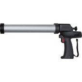 Akku-Dichtstoffpistole mit Akku und Ladegerät im Koffer